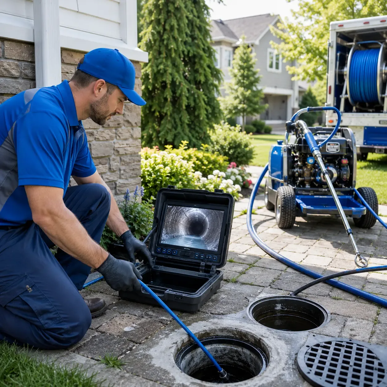 Outdoor drain cleaning professionals serving Harrisville, OH
